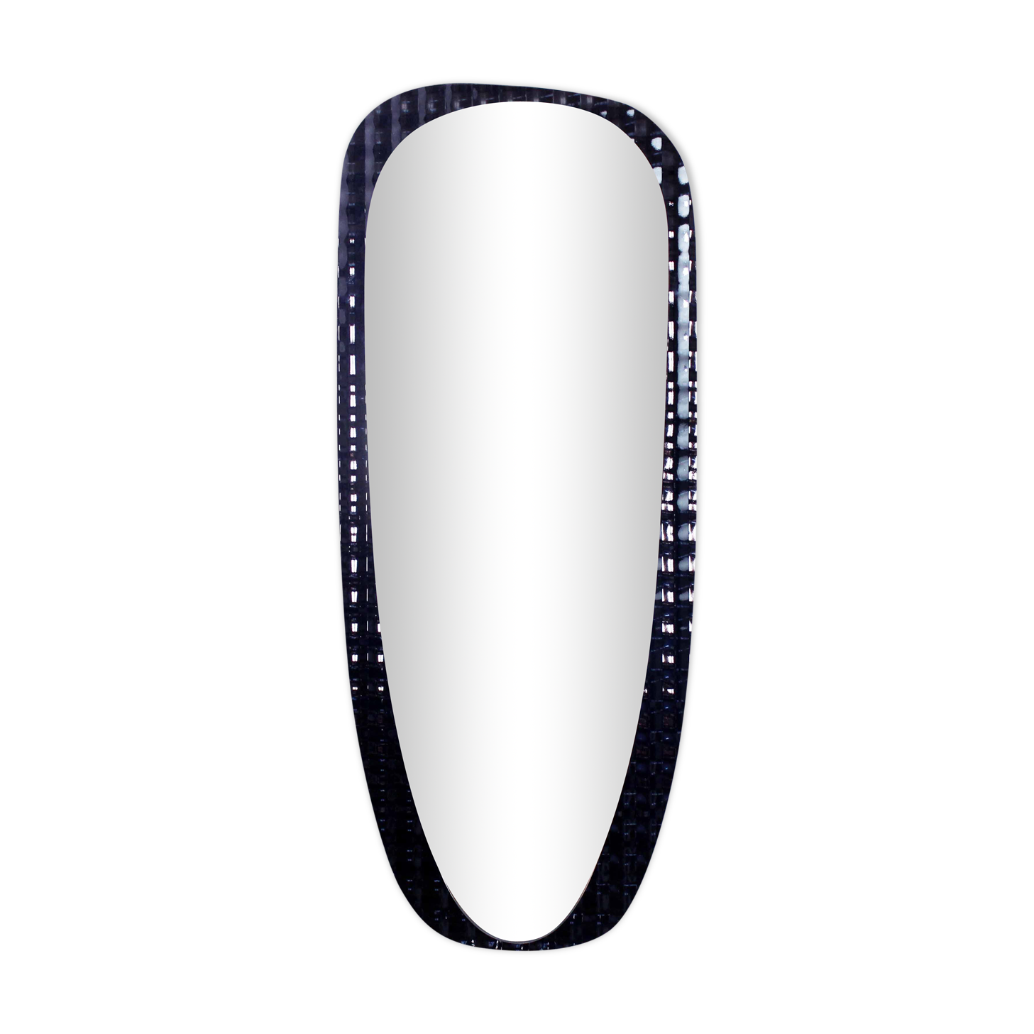 Free-form glass mirror - 80x33cm