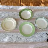 Set of 4 flat plates
