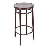 Tabouret de piano en hêtre cintré des années 1920, Tchécoslovaquie