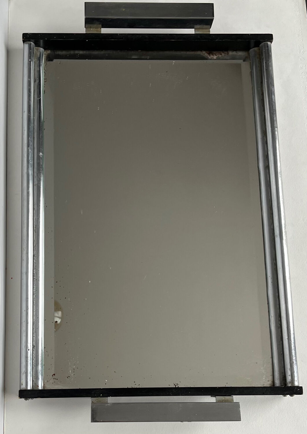 Art Deco rectangular mirror top