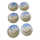 Hollow plates ceranord saint amand blue flower
