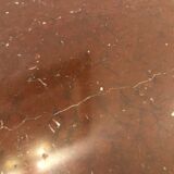 Old console in walnut and marble top