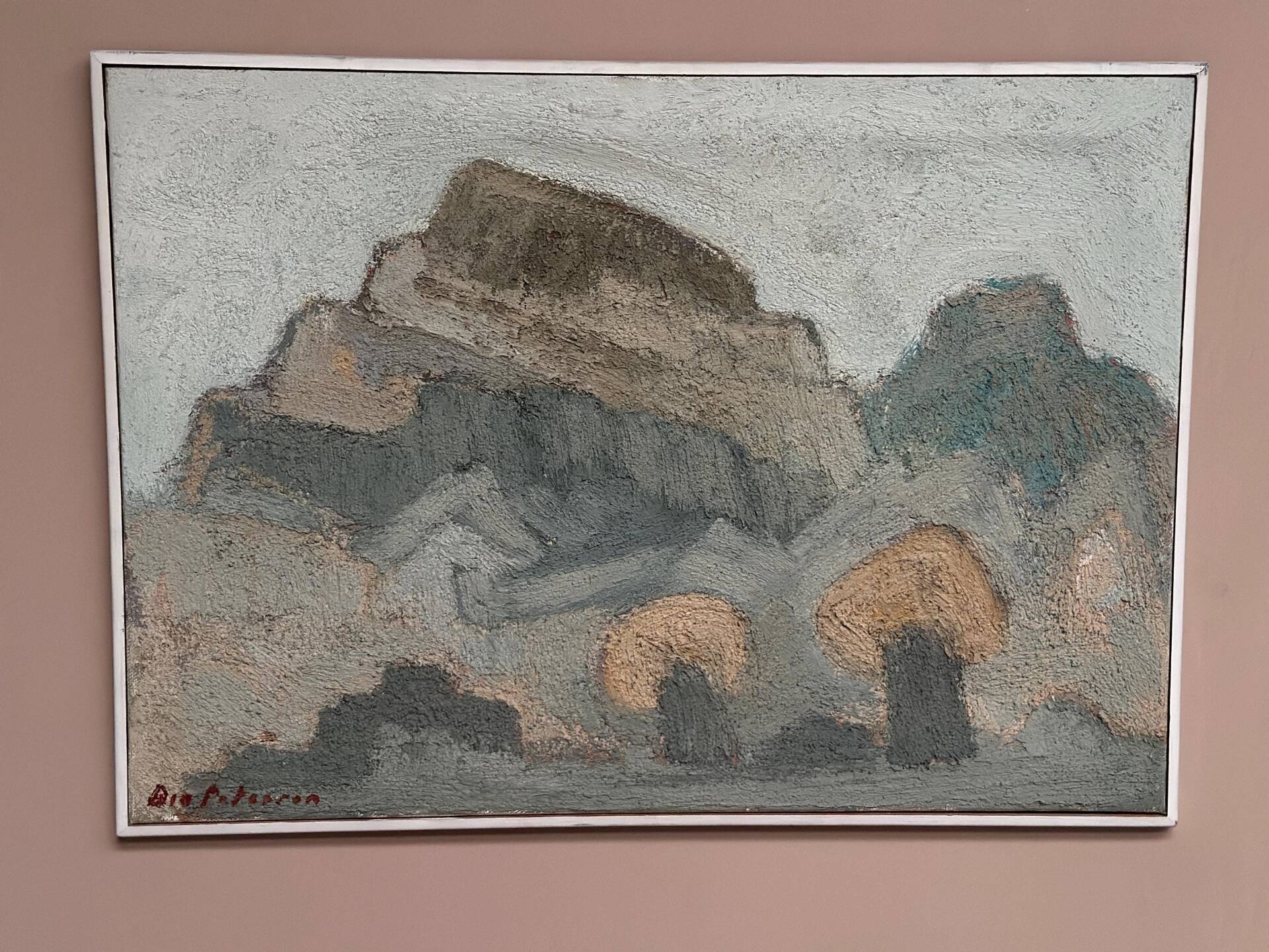 Original Swedish Oil on Canvas – “Landscape” by Birger Bia Peterson