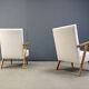 Pair of mid-century Dutch armchairs, 1960s