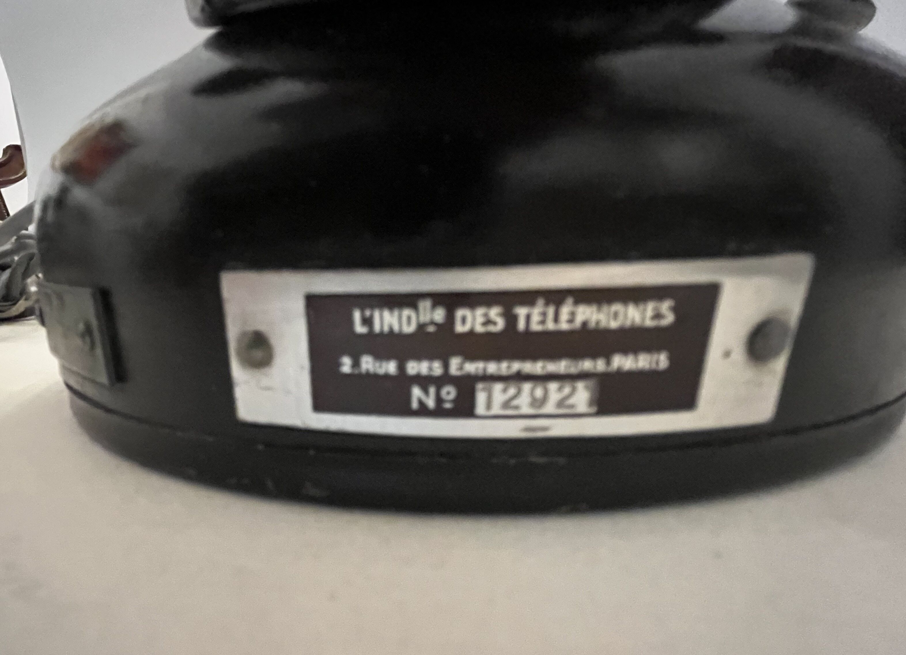 Old bakelite phone