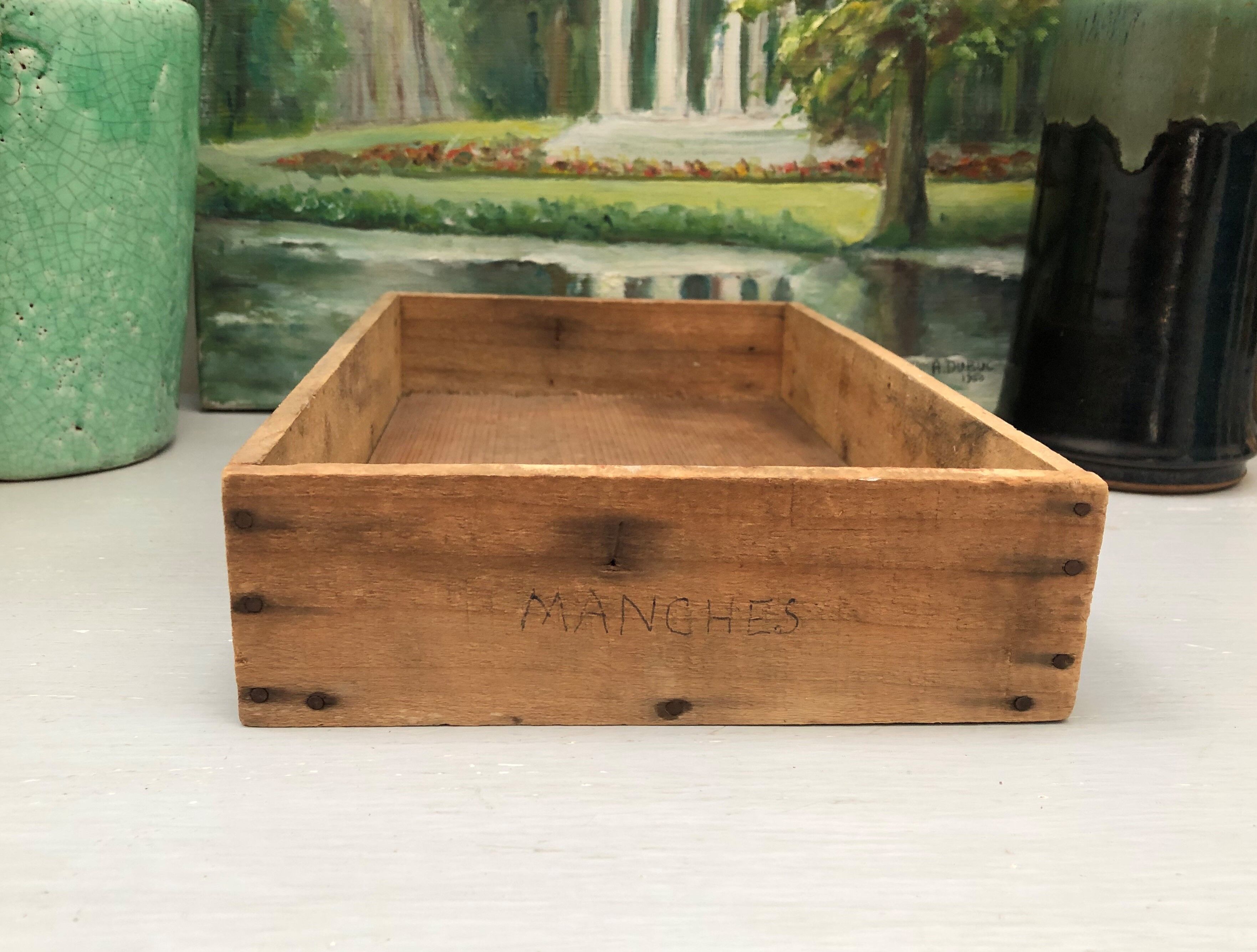 Old wooden box industrial