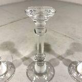 Ingo Maurer crystal candle holders Val St Lambert Belgium 1990’s