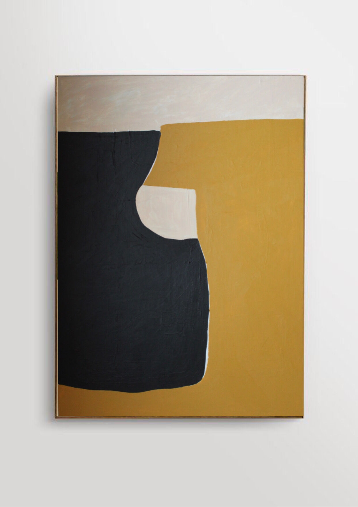 Black ochre paint