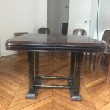 Ensemble table et 4 chaises art deco