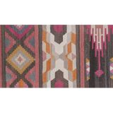 Vintage Turkish rug from Oushak, hand-woven 78x274 cm