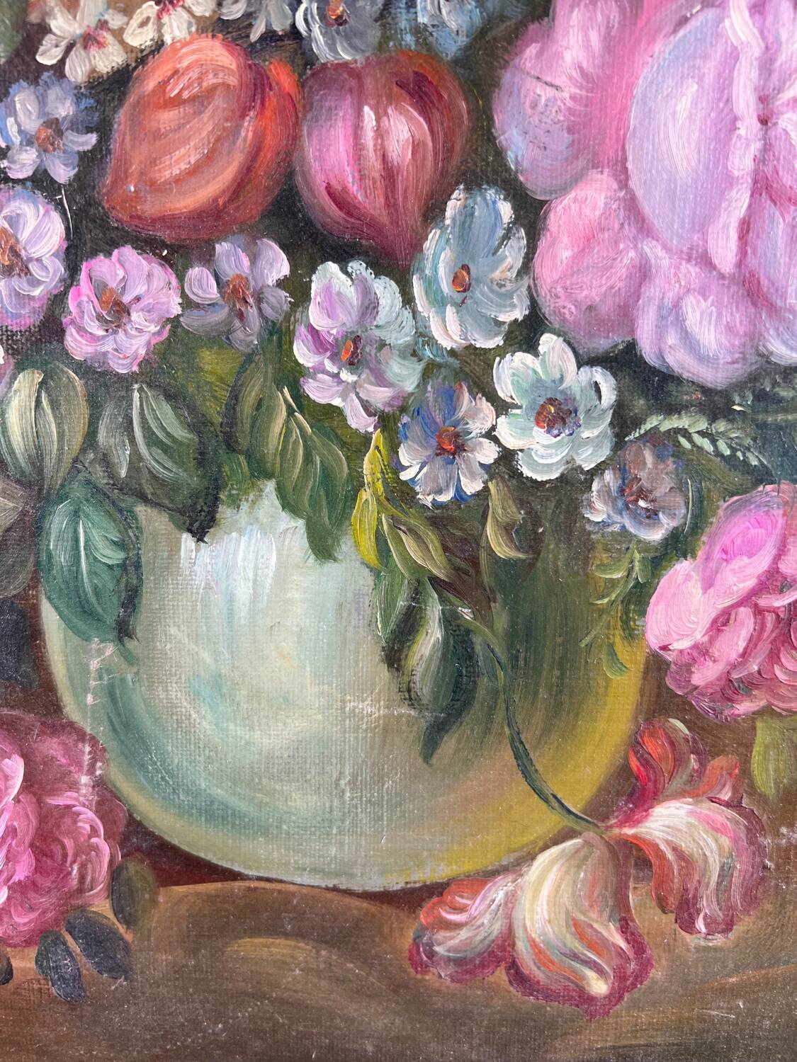 Oil painting painting bouquet of flowers