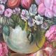 Oil painting painting bouquet of flowers