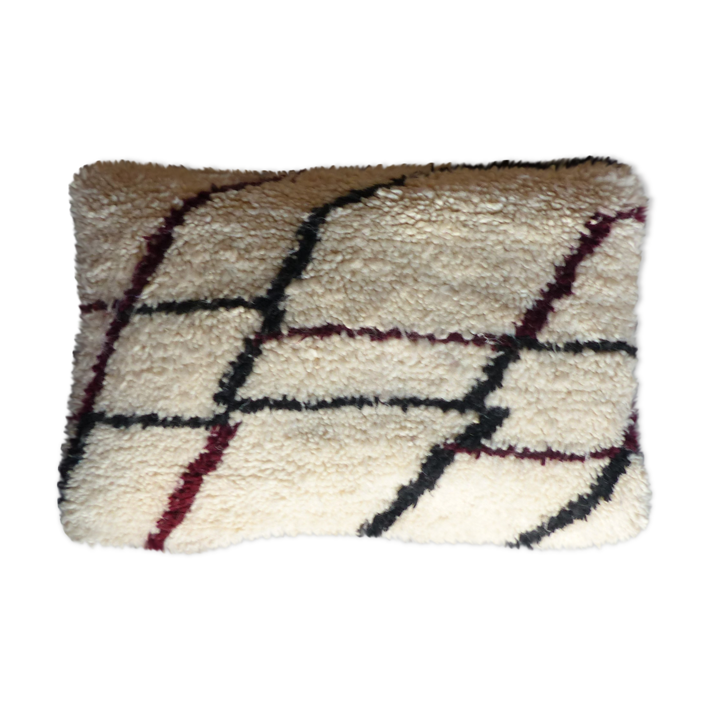 Housse de coussin berbère beni ouarain