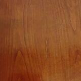 Pair of Louis Philippe style bedside tables in cherry wood.