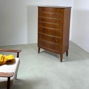 Danish tallboy chest of drawers Kvalitet mobelfabrik brdr. 1940s