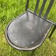 Chaise noire de Robert Mallet Stevens édition Putman années 80