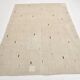 Beige & Cream Polka Dot Pattern Kilim Rug, 164x225Cm
