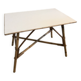 Vintage rattan/wicker table