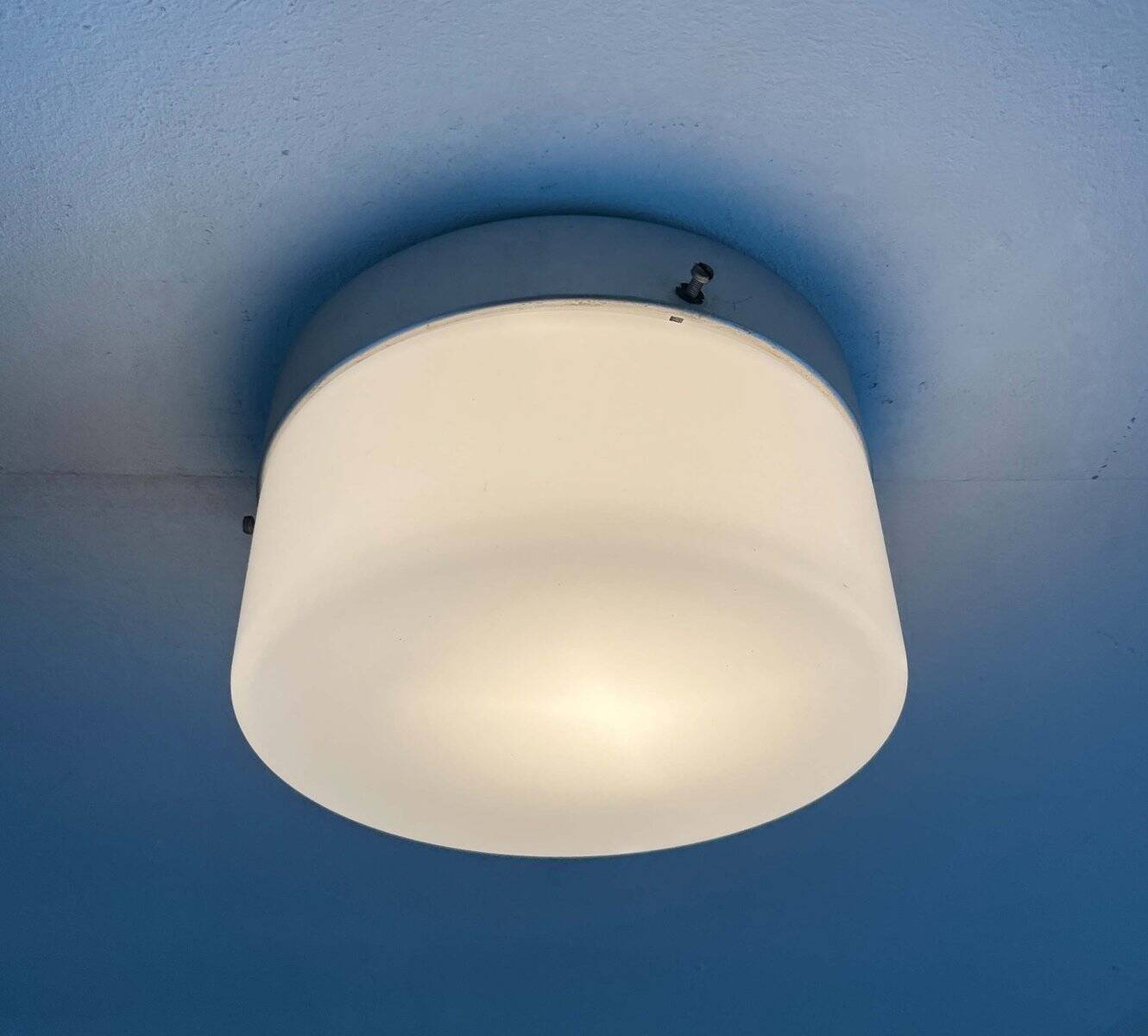 Modern Minimalist Ceiling Light from the Mid-Century by SLO Sähkölíikkeiden Oy Finland, 1960s