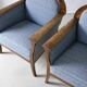 Chaises en satin de bouleau Biedermeier | Suède | ensemble de 2