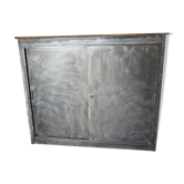 Administrative brushed metal furniture