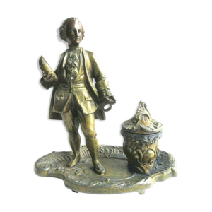Encrier de bureau, sculpture