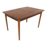 Teak “portfolio” dining room table, Sweden, 1960s