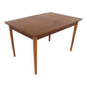 Teak “portfolio” dining room table, Sweden, 1960s