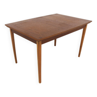 Table de salle à manger "portefeuille" en teck, Suède, 1960