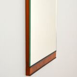 Scandinavian teak mirror 1960