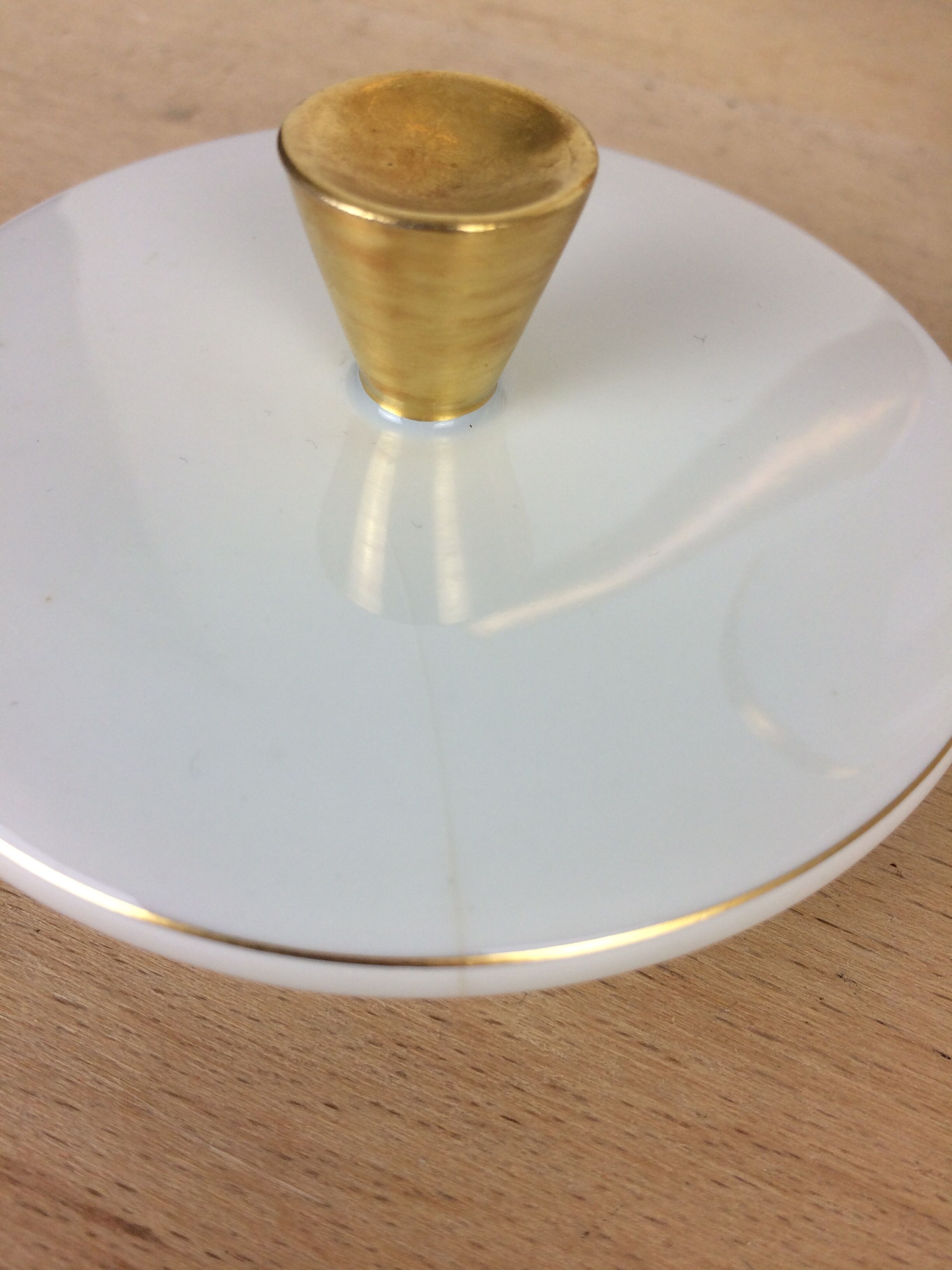 Porcelain tea set A. Vignaud Limoges and mocha spoons Christofle Alfénide