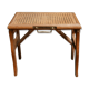Tabouret pliable canné
