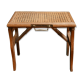 Tabouret pliable canné