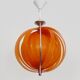 Vintage Christian Koban “Moon” orange pendant light, 80s
