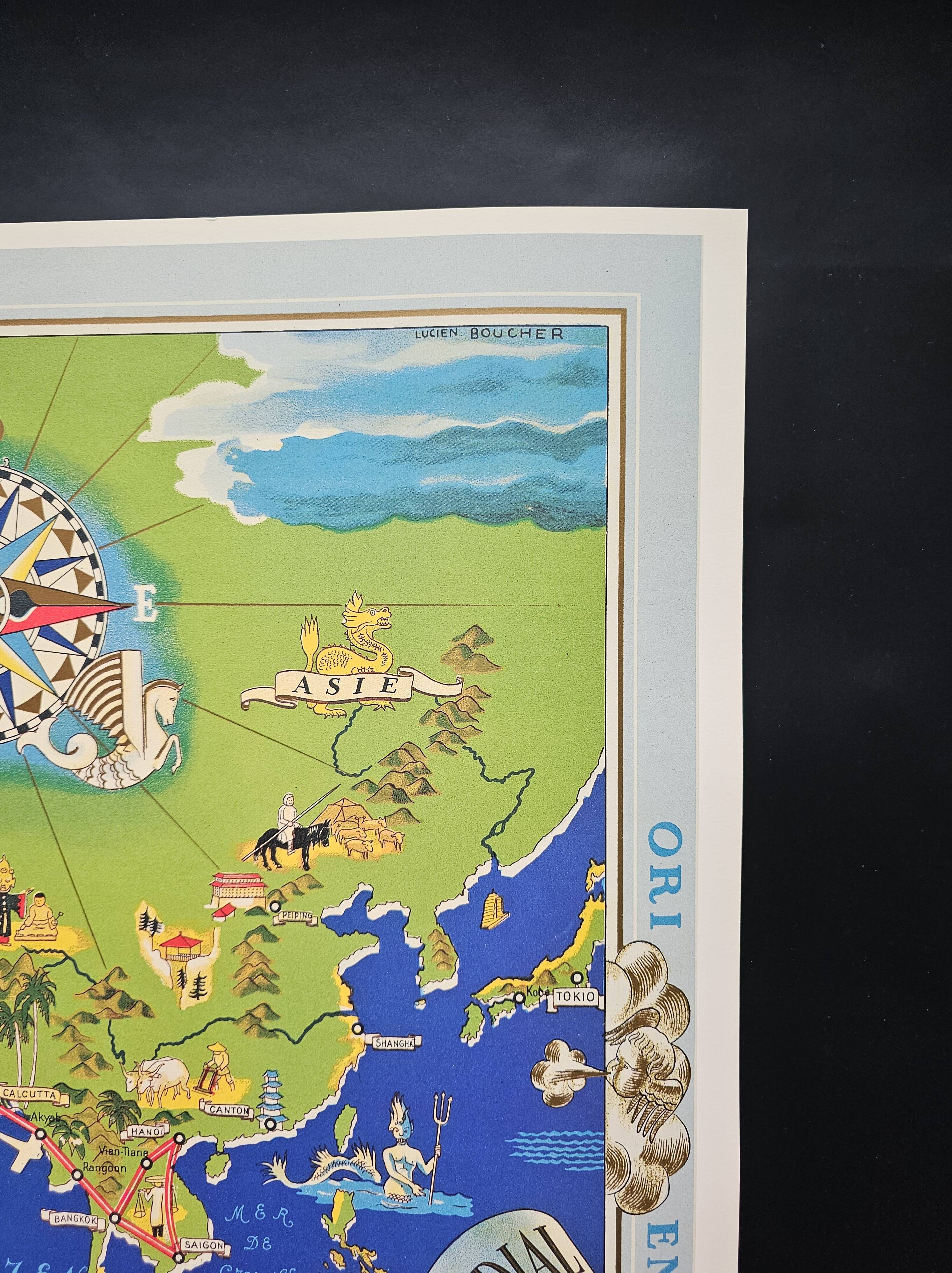 Air france poster - global air network