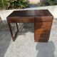Vintage wooden desk – 5 drawers – 1960s