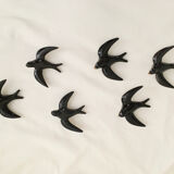 Lot of ceramic swallows