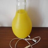 Old decorative bottle lamp vintage bottle lamp 70s