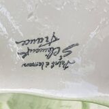 Large slip vase, glazed ceramic, Saint-Clément, France,