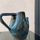 sculptural vase, flamed ceramic, 1970