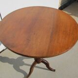 Table, tripod with walnut tipping tray