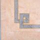 Robert Marcius Pink Tessellated Marble and Brass inlay Coffee table 1970s