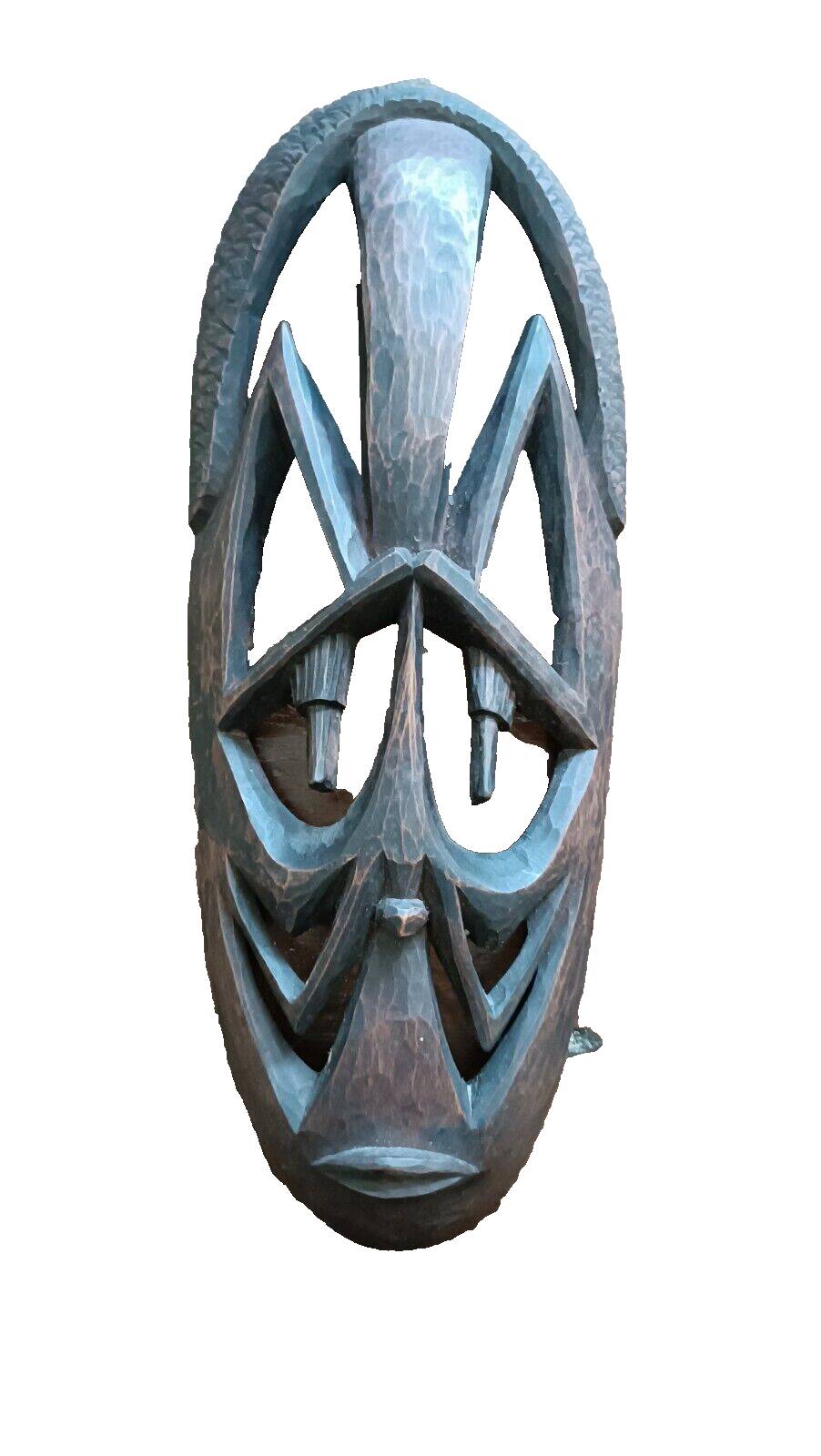 Vintage African wooden mask
