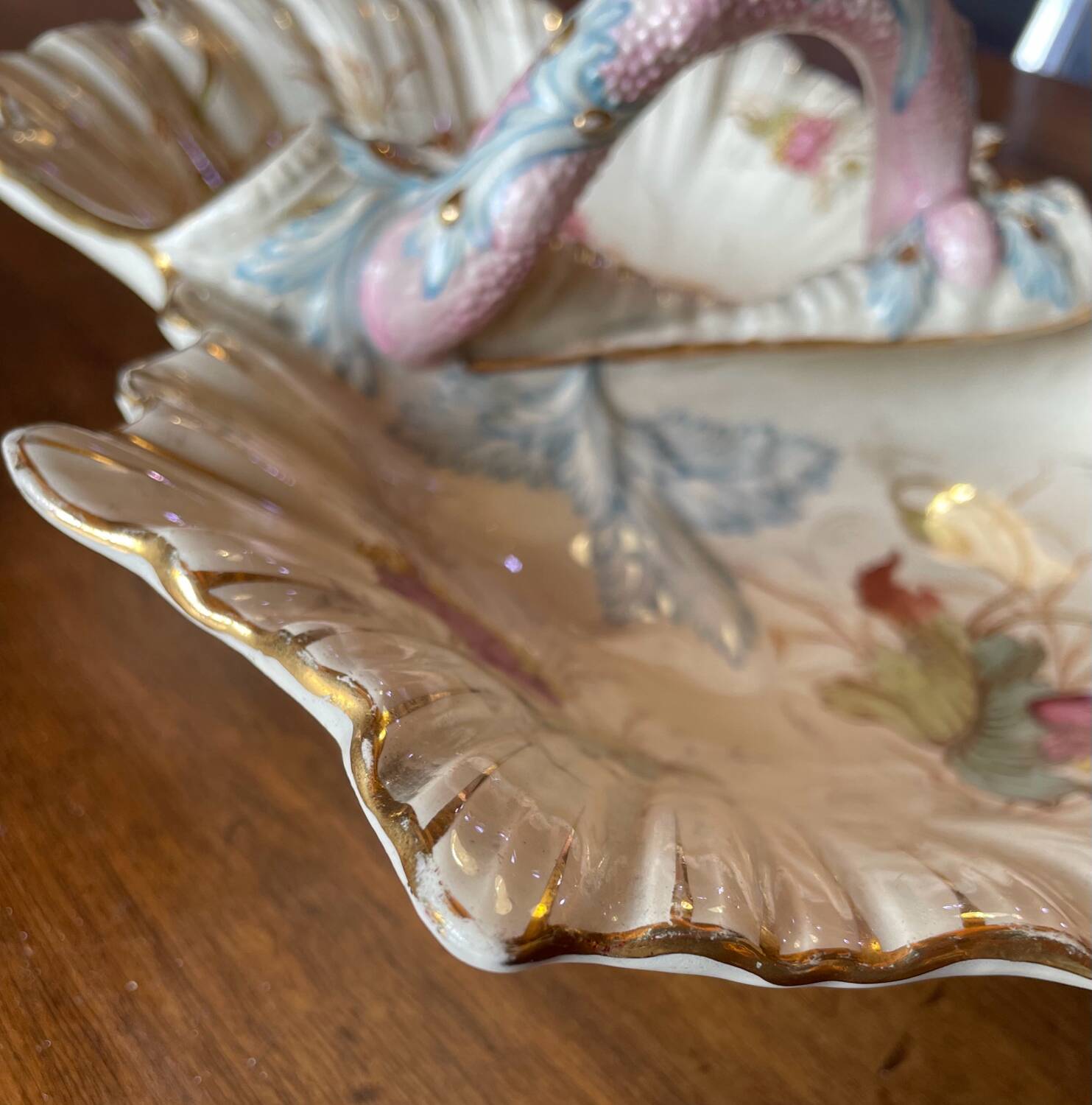 Luneville double compartment dish