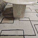 Vintage travertine table 1980"