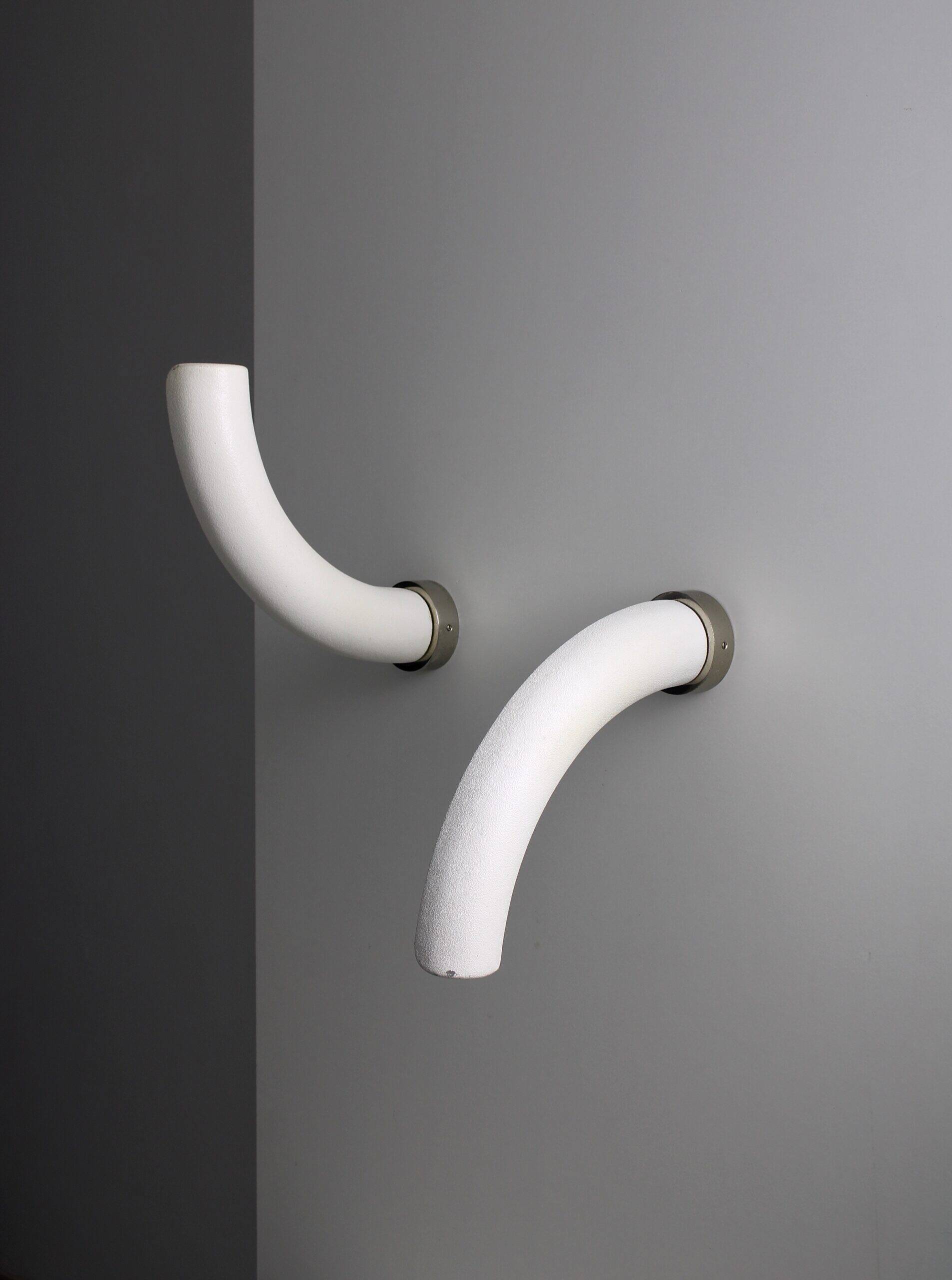 Mod. 1015 wall sconces by Pia Guidetti Crippa for Lumi, c. 1972