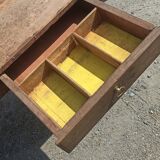 Large table 181 cm of cherry and oak farm