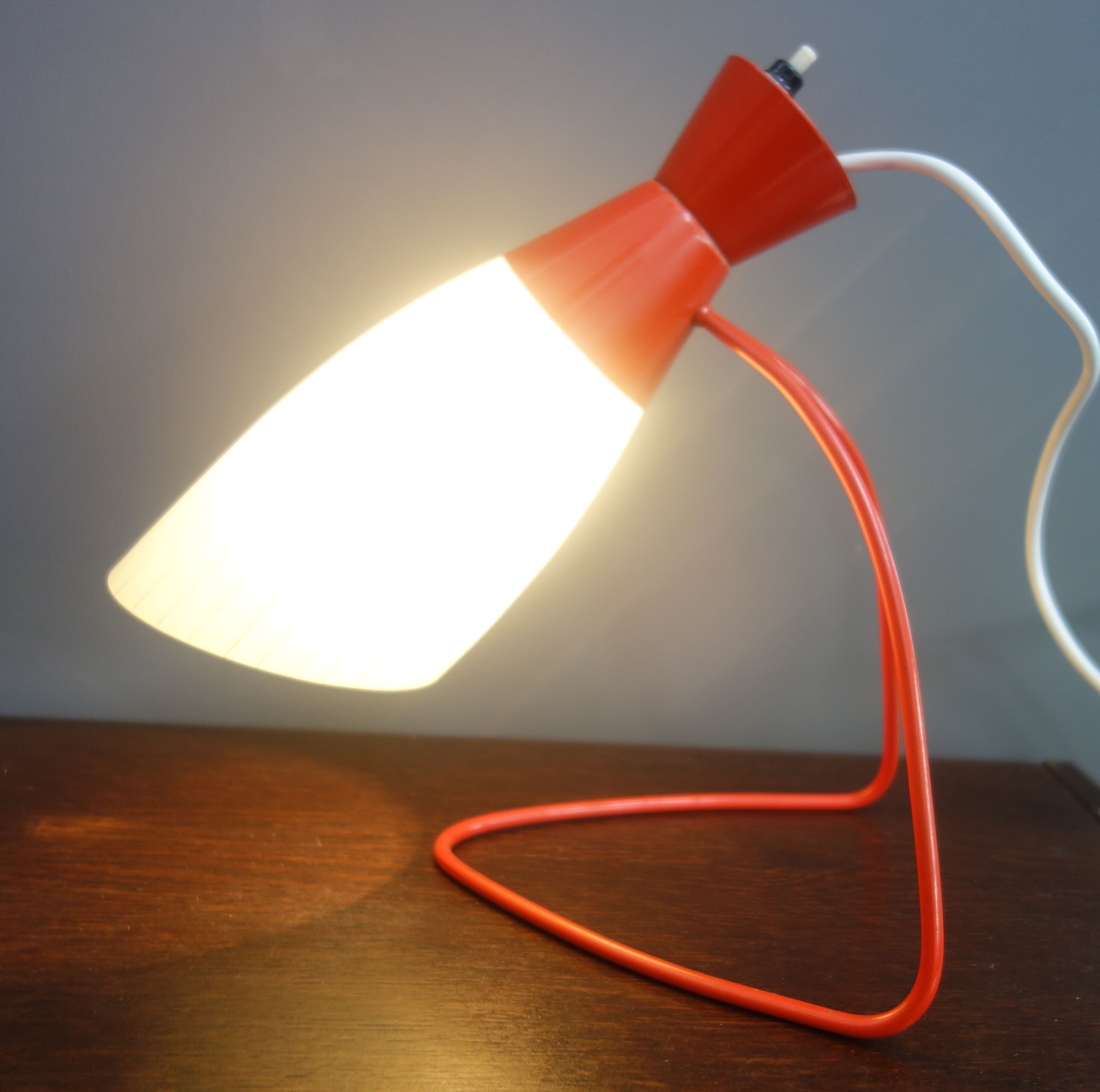 Josef Hurka desk lamp model 1621 by Napako 1960