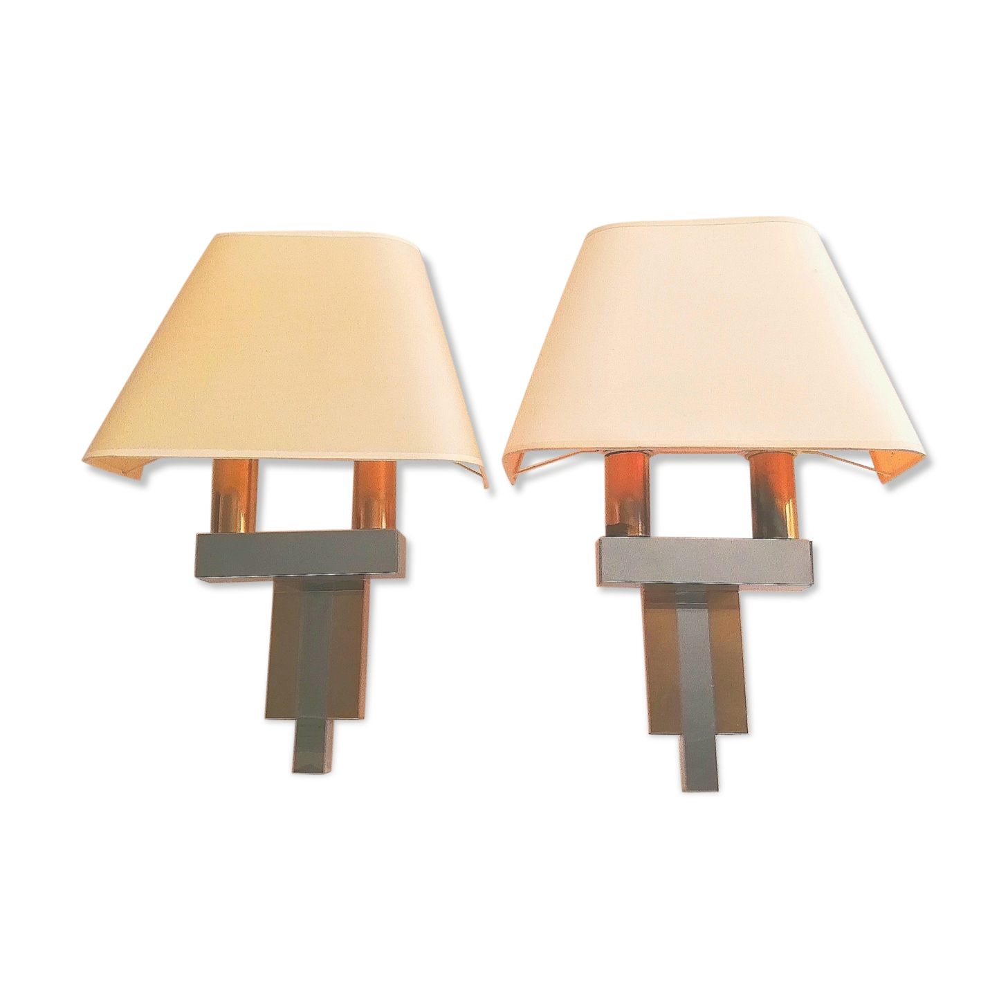 Pair of wall lamps Lumica edition 1970