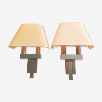 Pair of wall lamps Lumica edition 1970